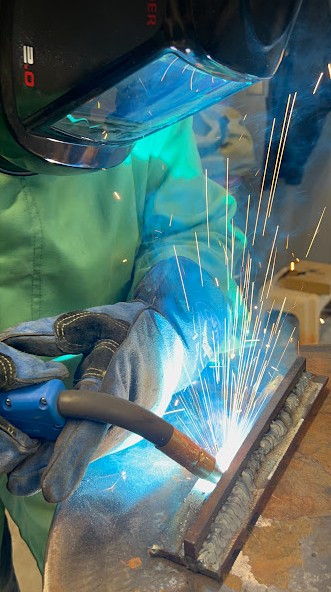 Welding at Spark Forge Labs